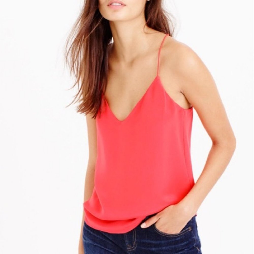 J.Crew 100% Silk Carrie Cami